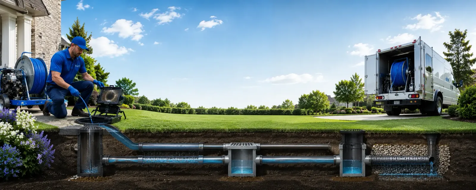 Outdoor drain cleaning information for Ridgefield, CT
